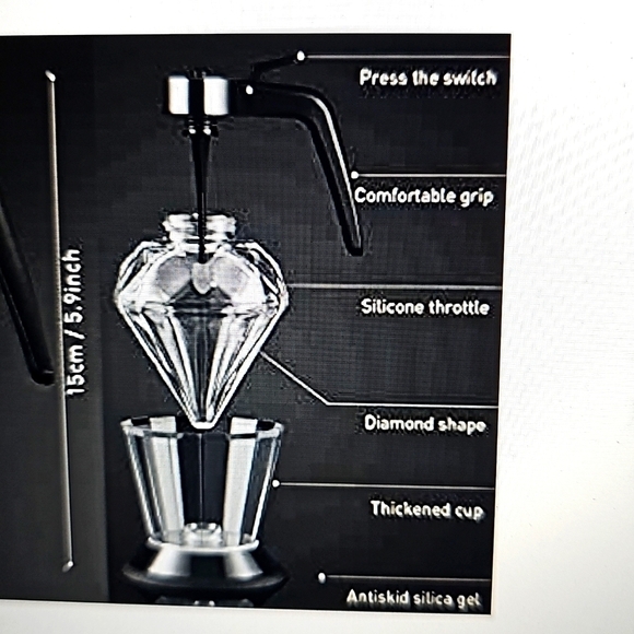 NIB Muweiqi Stainless Steel One Hand Press Olive Oil Dispenser - Picture 7 of 14